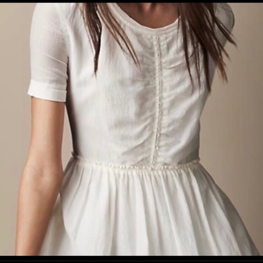 Burberry Brit Navy Tea Length Dress